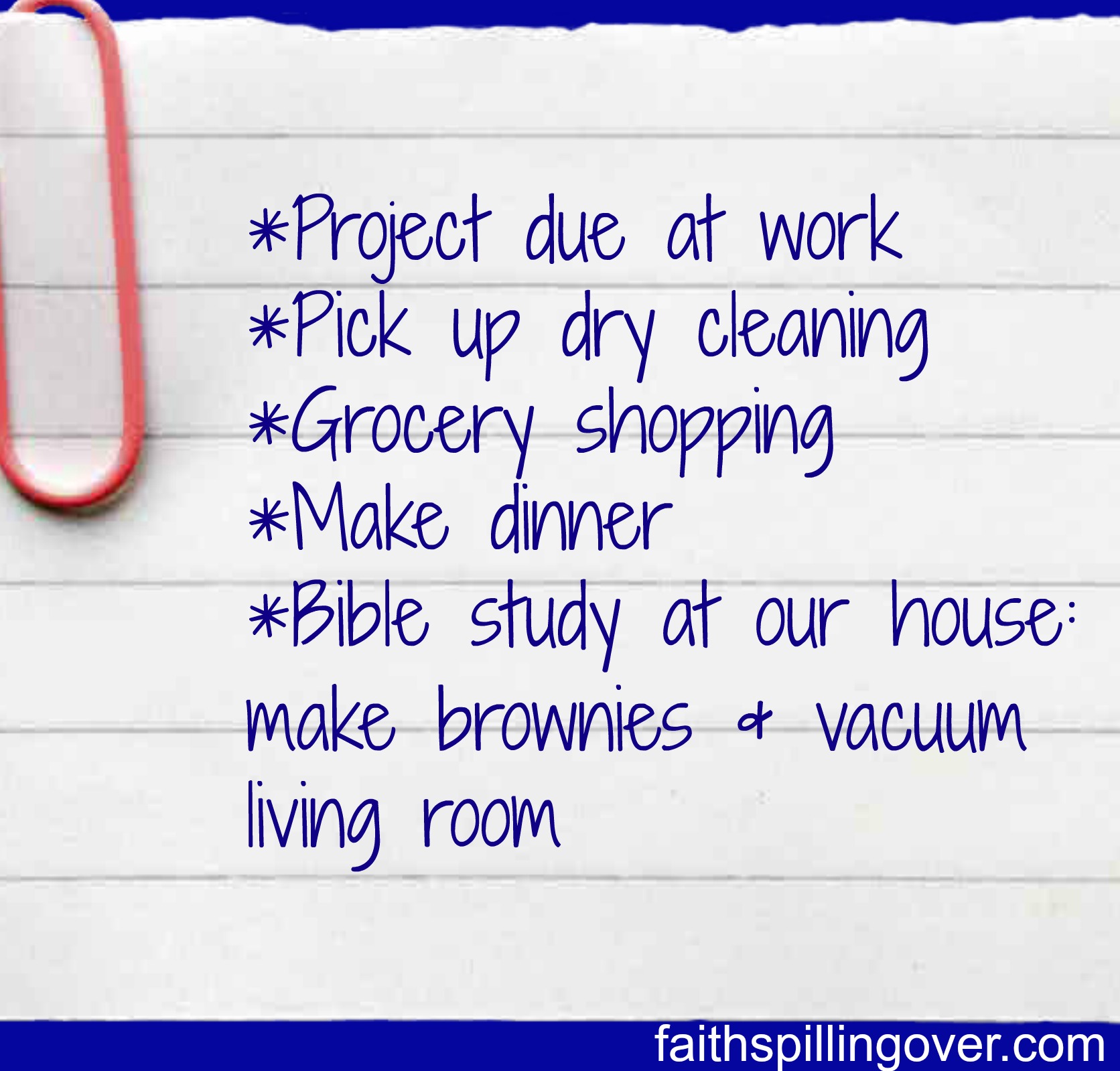 to do list