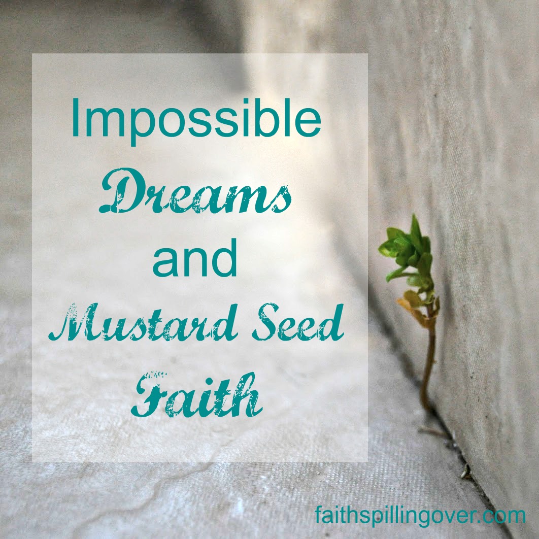 impossible dreams and mustard seed