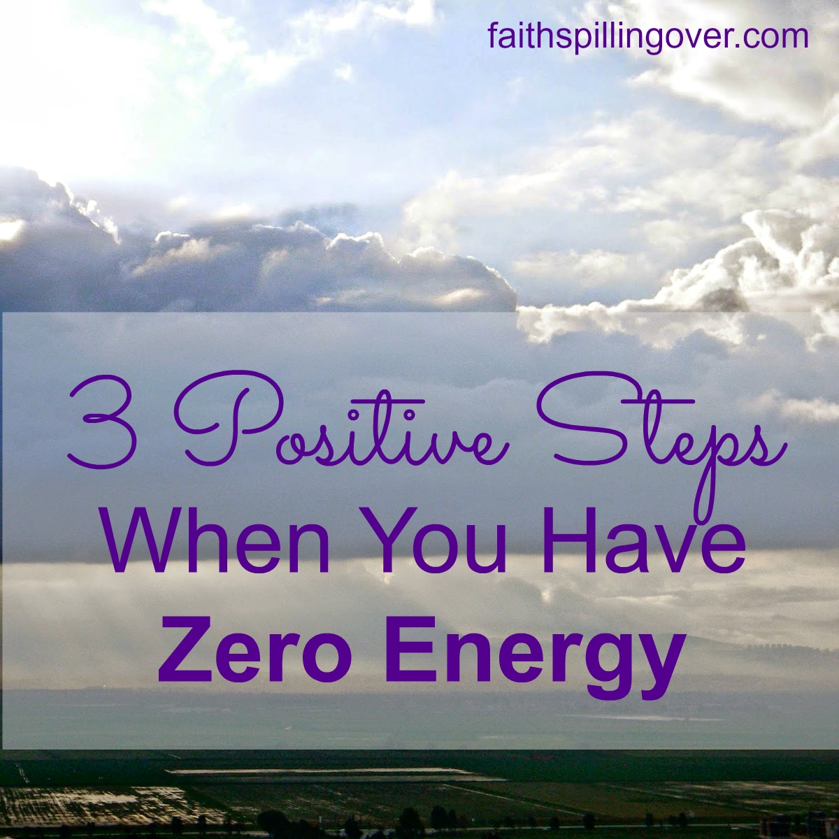 3 Positive Steps