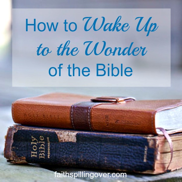 If you're going through a dry spell when the Bible seems silent, here are 4 ways to wake up to the wonder of God's Word.