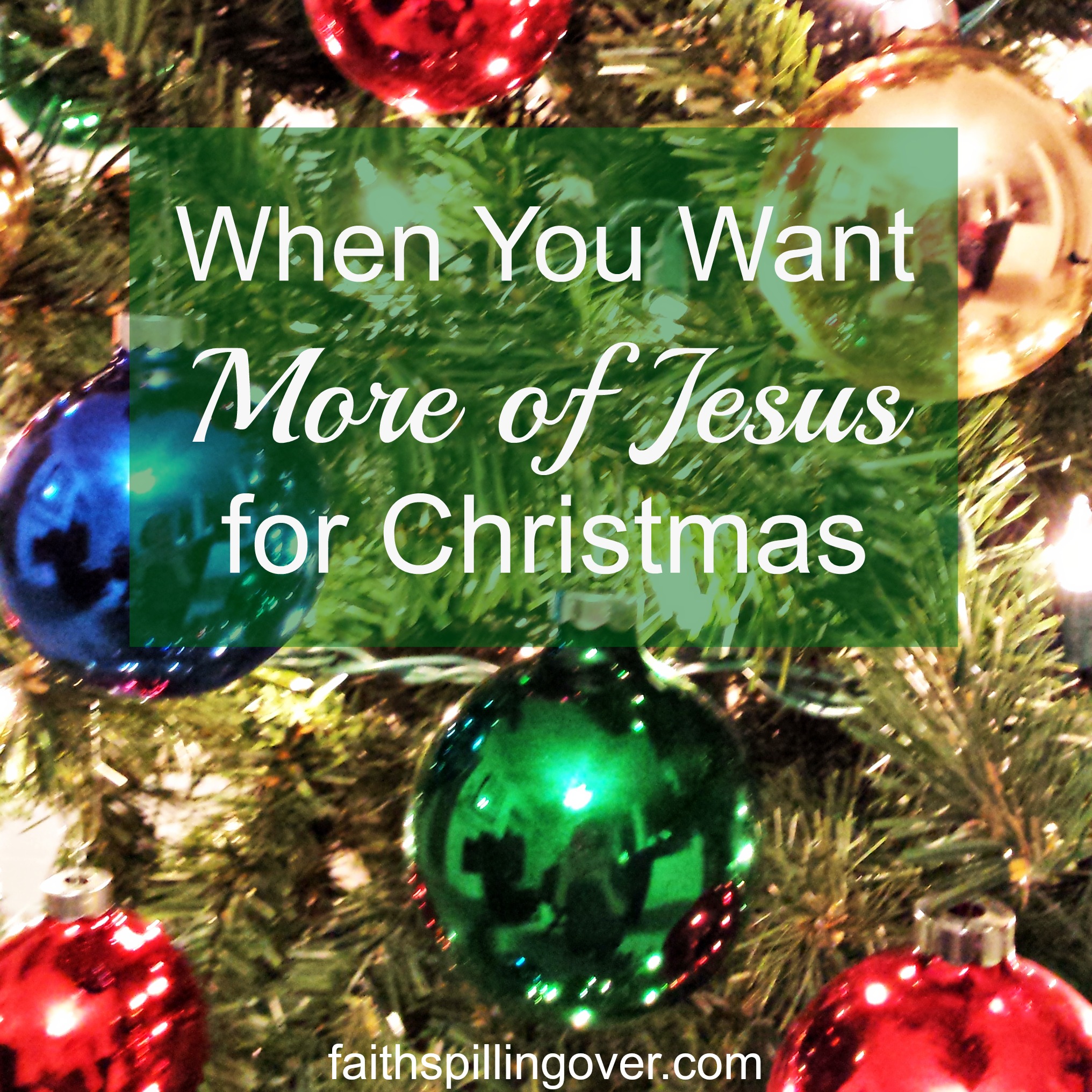 Advent More of Jesus for Christmas