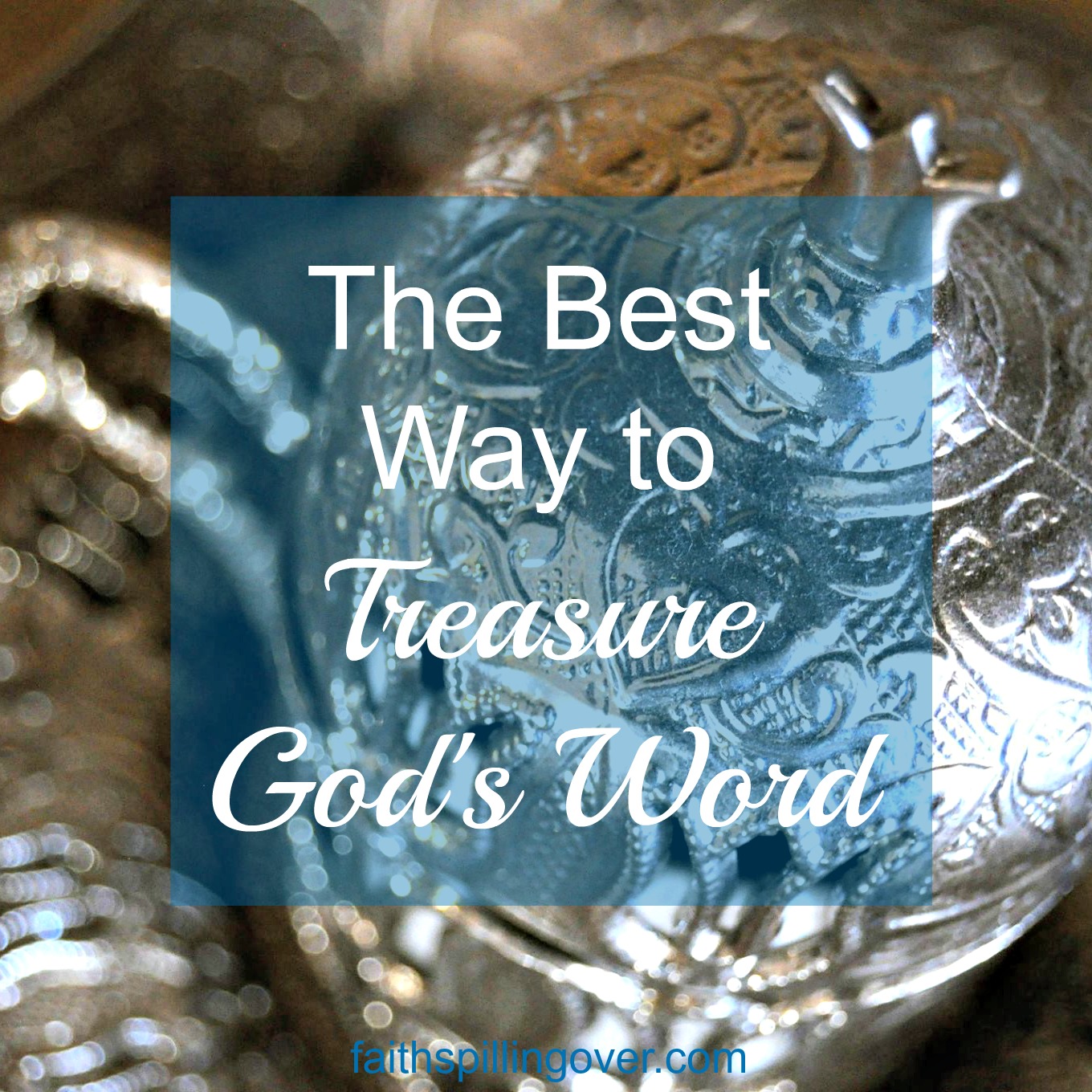 What better way to treasure God’s words than to memorize them. Just 2 verses a month add up to 24 verses a year. That's a powerful deposit of treasure into our hearts.