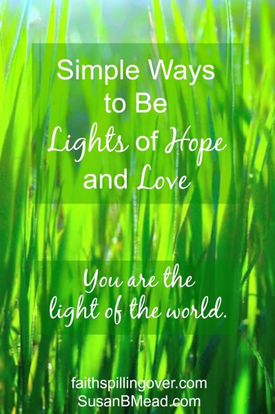 You and I are called to be the light of the world. Here are 6 simple ways to shine for Jesus this week.