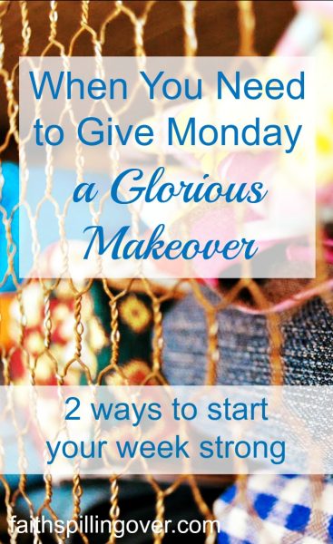 Let's talk about Mondays. I always dreaded getting back to work after the weekend, but I’ve decided to reframe Mondays into glory days. Here are 2 ways to get a better start on a new week.