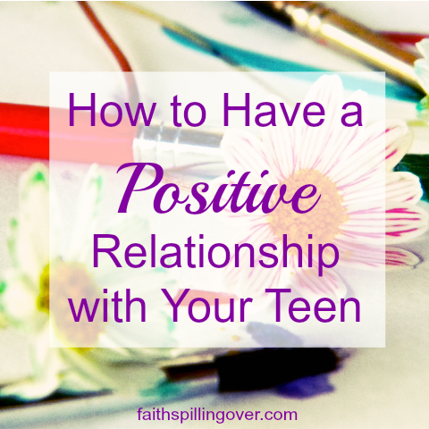 Our teens can drive us crazy, but God can equip us and give us wisdom to build a positive relationship with our teens as they transition into adulthood. 4 tips for parents of teens.