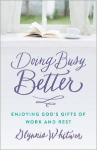 Hurry turns me into someone I don't want to be, but the book #DoingBusyBetter is teaching me how to hit a reset button in my life.