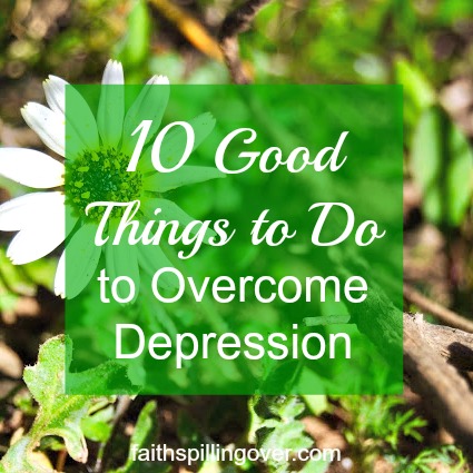 If you're feeling depressed, you are not alone. Hope is around the corner. Here are 10 Good Things Christians Can Do to Overcome Depression.