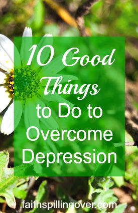 If you're feeling depressed, you are not alone. Hope is around the corner. Here are 10 Good Things Christians Can Do to Overcome Depression.