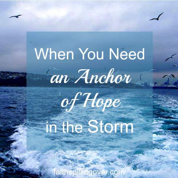 When life brings you a storm, you need an anchor. The #AnchoredInBook will encourage you to take your eyes off your problems and focus on God's power.