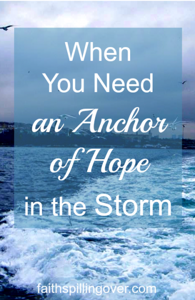 When life brings you a storm, you need an anchor. The #AnchoredInBook will encourage you to take your eyes off your problems and focus on God's power.