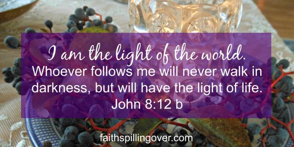 Jesus brings the blessings of light to our darkest days. During Advent, let's find renewed joy as we draw near to the Light of the World with these 4 steps.