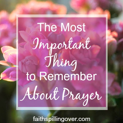 Do you want to grow in your prayer life? Remembering this important first step each time you pray can help your faith grow and help you focus on God.