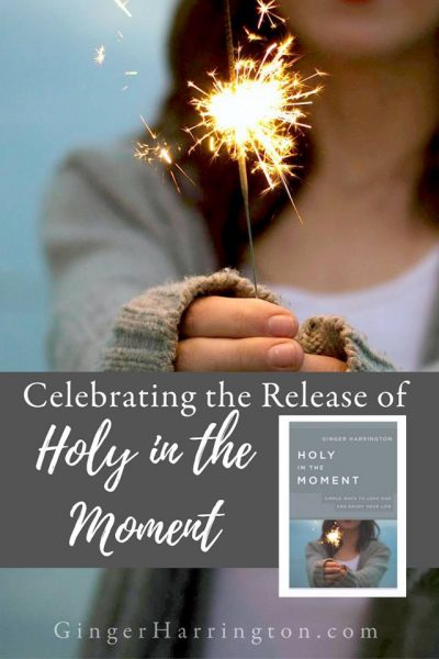 Ever feel anxious or overwhelmed? The book Holy in the Moment offers encouragement to help us let go of negative thoughts and choose God and His truth instead.