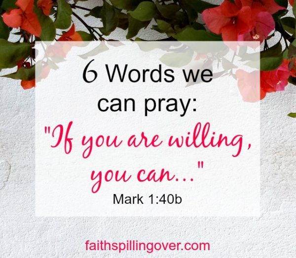 Is discouragement derailing your prayer life? 6 little words can renew your prayers and 3 truths will renew your hope. You can trust God to work.