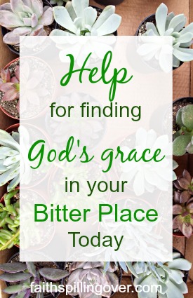 When we're in a hard place, it's dificult to see God's grace. This simple shift in perspective can help us keep bitterness at bay and embrace His grace.