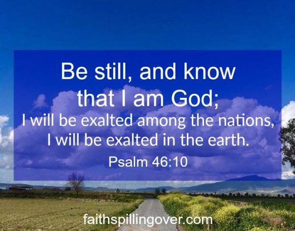 Do you need help to surrender control and lay down worry? One simple practice and three truths from Psalm 46 can help you find new grace.