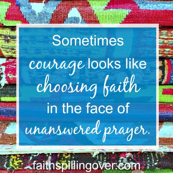 Do you ever lose hope when you pray, yet no answer seems to come? This story and 3 truths will help you find new courage and keep praying.