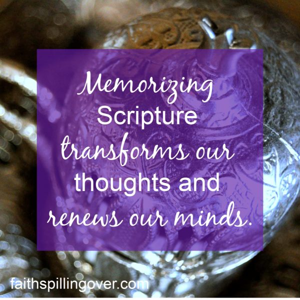 Memorize Scripture to grow your faith and change your life in the New Year. Learn the difference it makes in our lives and tips to get started.