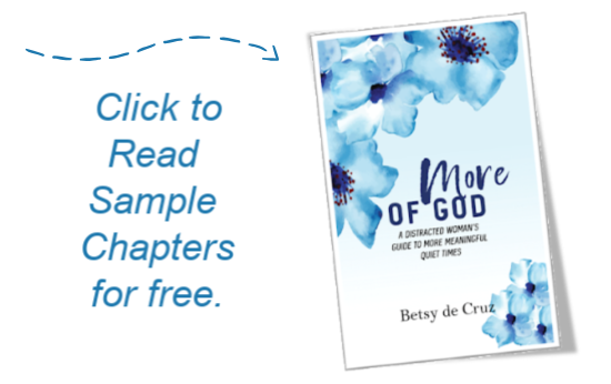 Want to experience more of God’s power and presence in your quiet time and all day? Learn how with the book More of God. Read free sample chapters today.