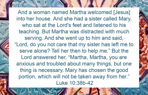 How can we stay joyful in frustrating circumstances? A fresh look at the story of Mary and Martha show us 3 positive things we can do when we're frustrated.