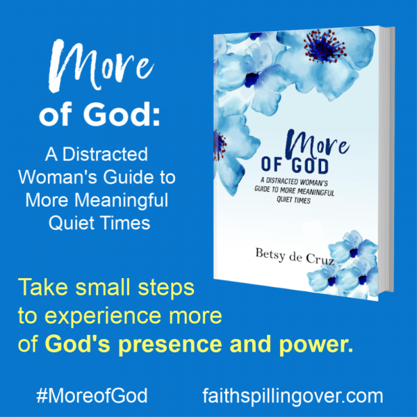 Want to experience more of God’s power and presence in your quiet time and all day? Learn how with the book More of God. Read free sample chapters today.