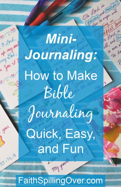 Bible journaling can help you grow closer to God and add creativity to your quiet time. You don't have to be artistic. Here's how to make it easy and fun. #Biblejournaling #journalingtips