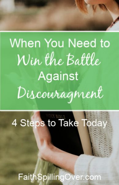 Is Discouragement getting you down? God’s Word offers hope and wisdom to help you find joy and peace again. Try these 4 weapons against discouragement.