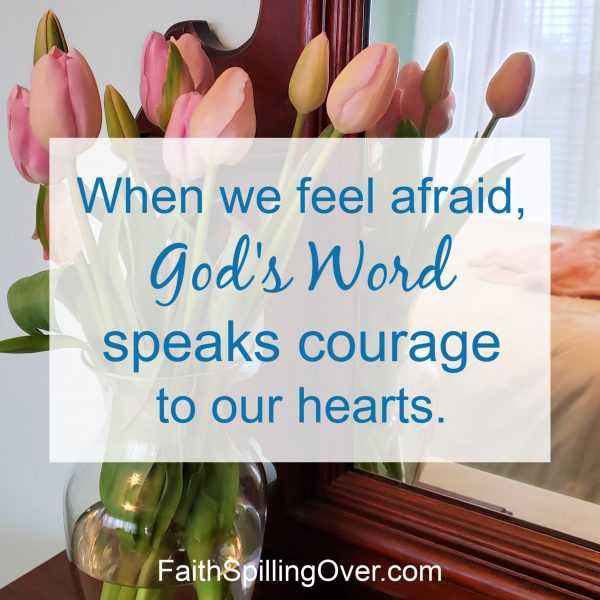 When you feel afraid, God’s touch will strengthen you. His Word will calm your fears. 3 truths from Scripture to help you find new courage.