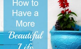 Happier people don’t wait for Joy. They learn to find beauty in their bumpy messes and hope in their hurting places. 5 Ways to Have a More Beautiful Life.