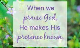 The presence of God is always with us, yet daily problems can make us forget Him. One step helps us recover a fresh sense of God’s presence at our side.